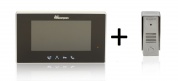 Комплект видеомонитор черный + вызывная панель MINI для дома spbobogrev